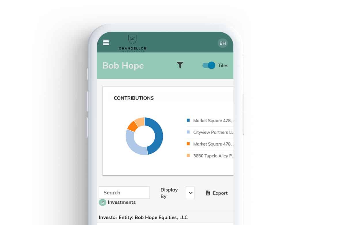 Investor portal